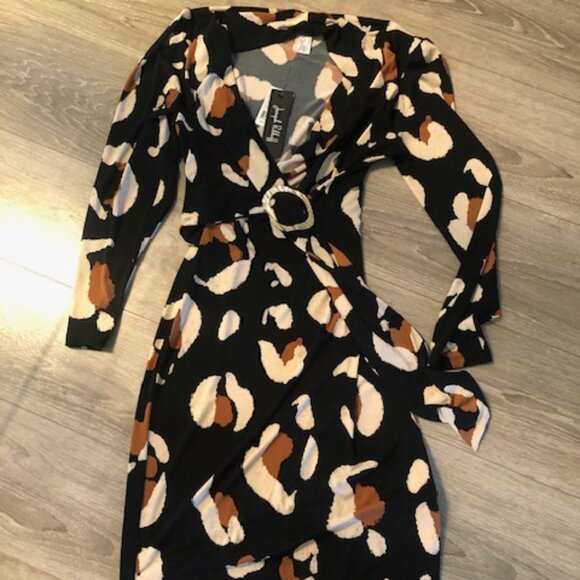 Joseph Ribkoff Animal Print Dress   NWT - Picture 3 of 8